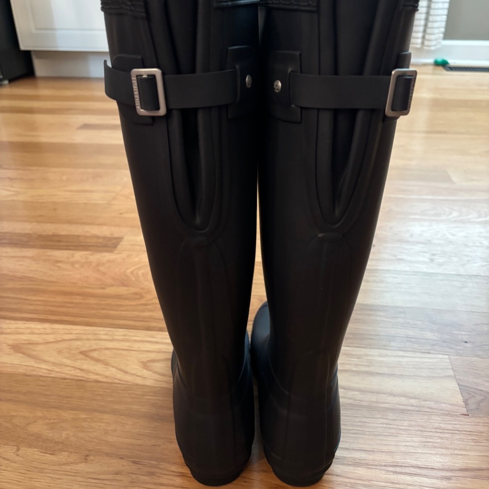 BRAND NEW Hunter Original Tall Rain Boots- Navy Blue- Women's Size 8 - Picture 6 of 8